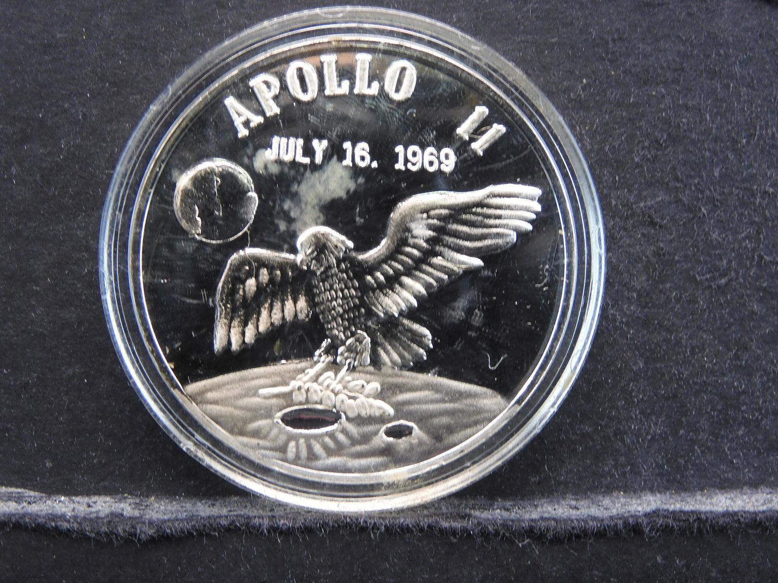 1969 Armstrong Collins Aldrin Silver Coin (1 of 2)