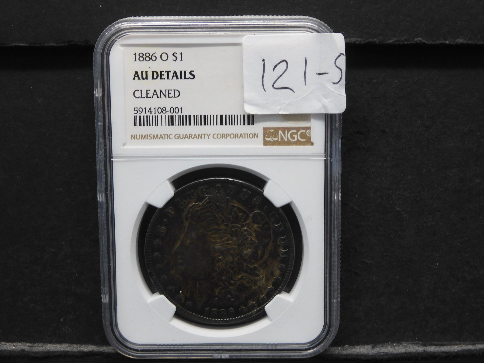 1886-O Morgan Silver Dollar Almost Uncirculated Details (1 of 4)