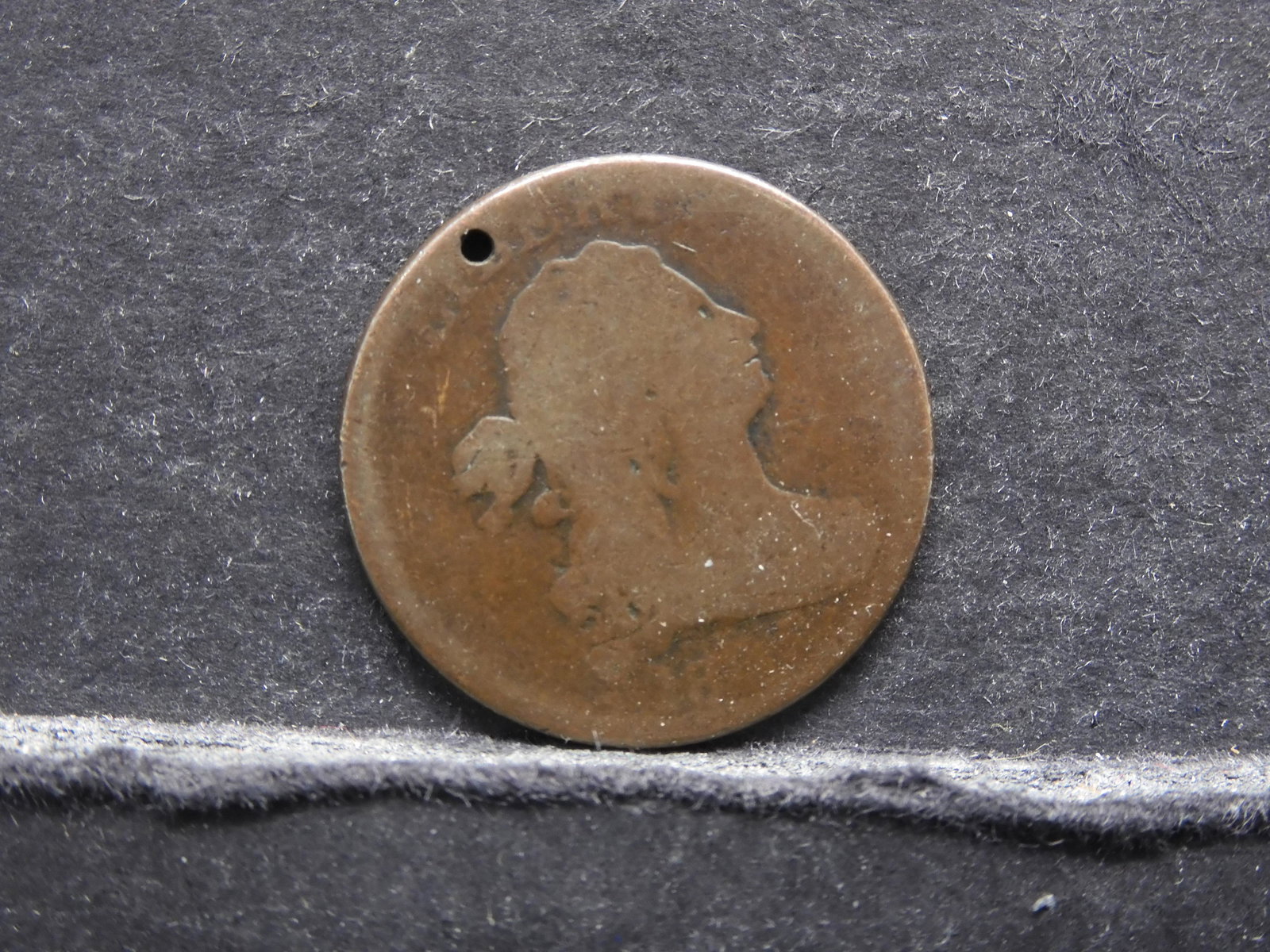 1805 Half Cent small hole (1 of 3)