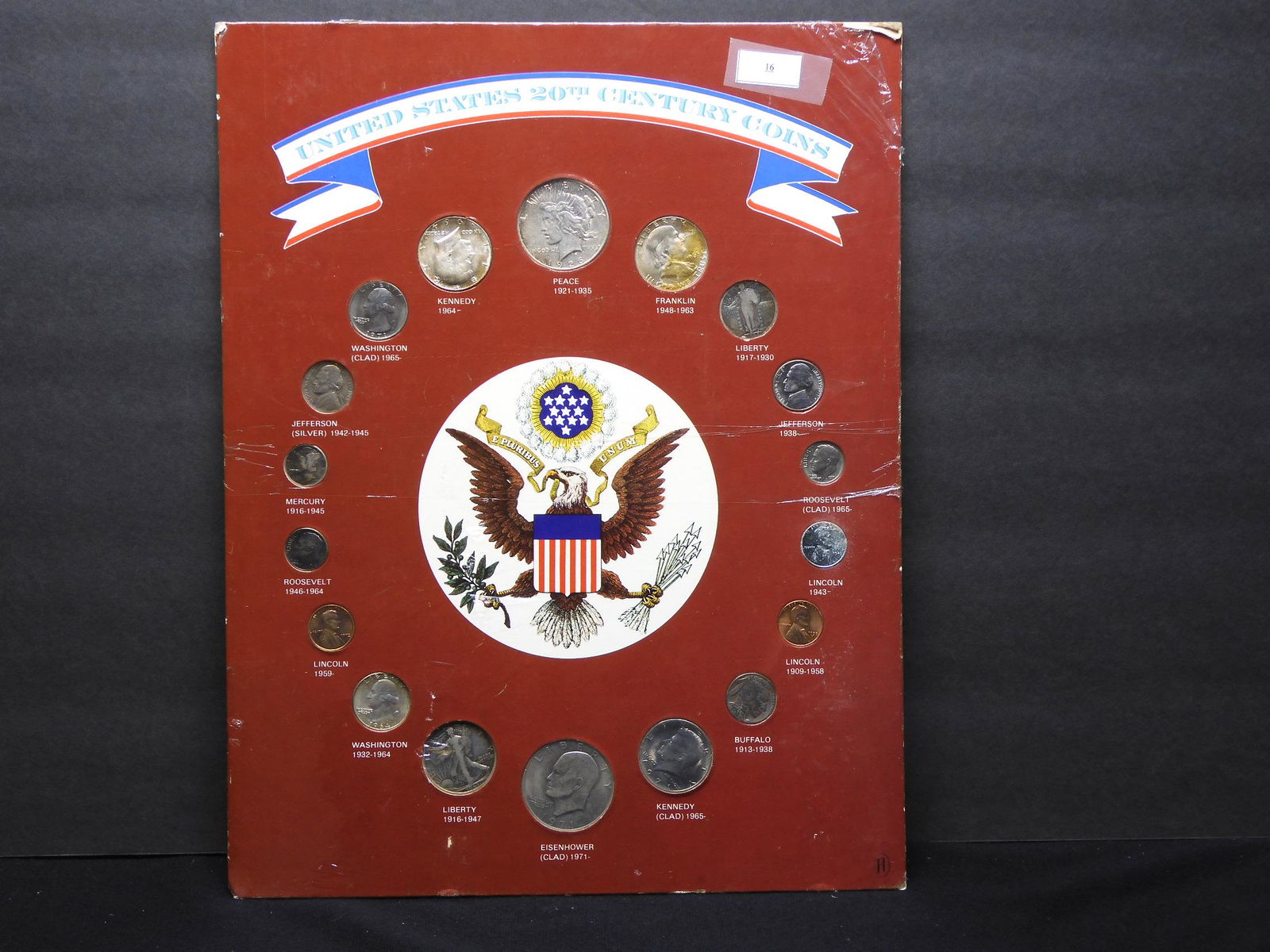 20th Century Type Coin Set.  Includes Silver Dollar, (1 of 10)