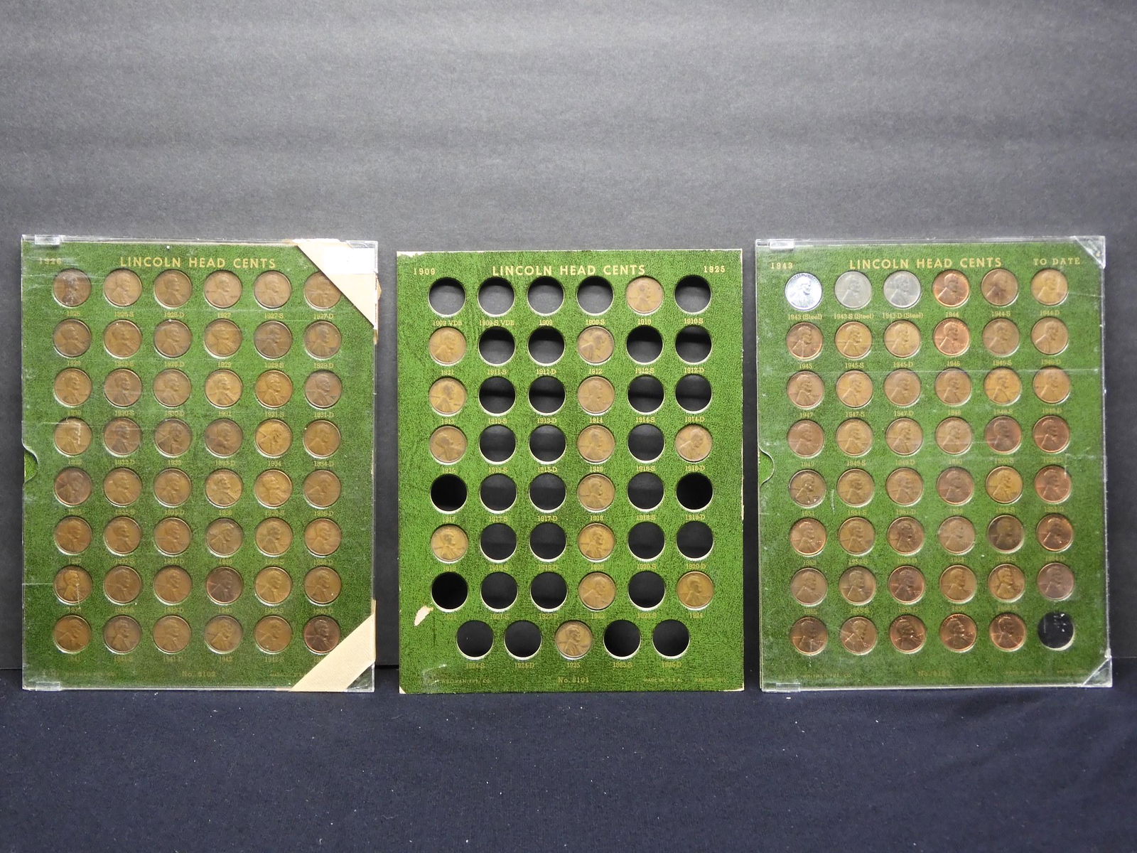 109-Coin Lincoln Wheat Penny Set.  Includes 1931-S KEY (1 of 10)