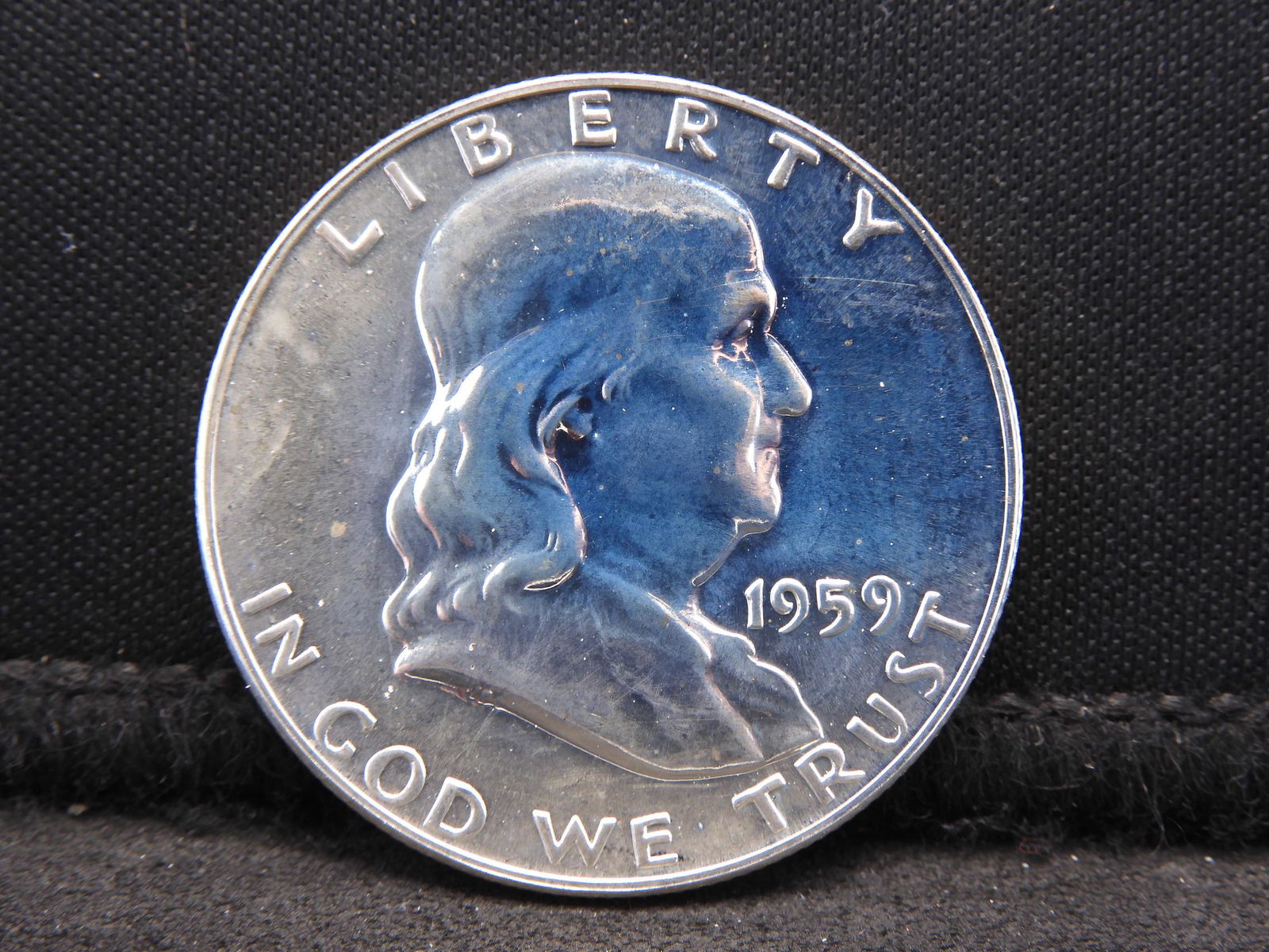 1959 PROOF Franklin Half-Dollar.  Beautiful GEM PROOF (1 of 2)