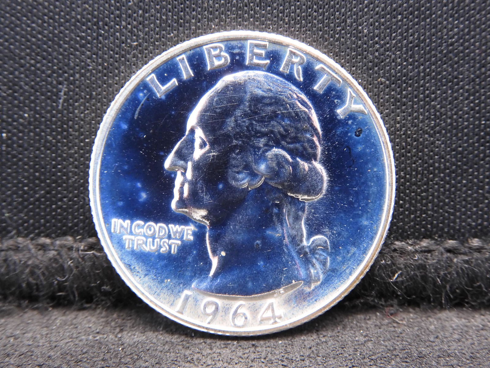 1964 PROOF Washington Quarter.  Beautiful GEM PROOF!! (1 of 2)