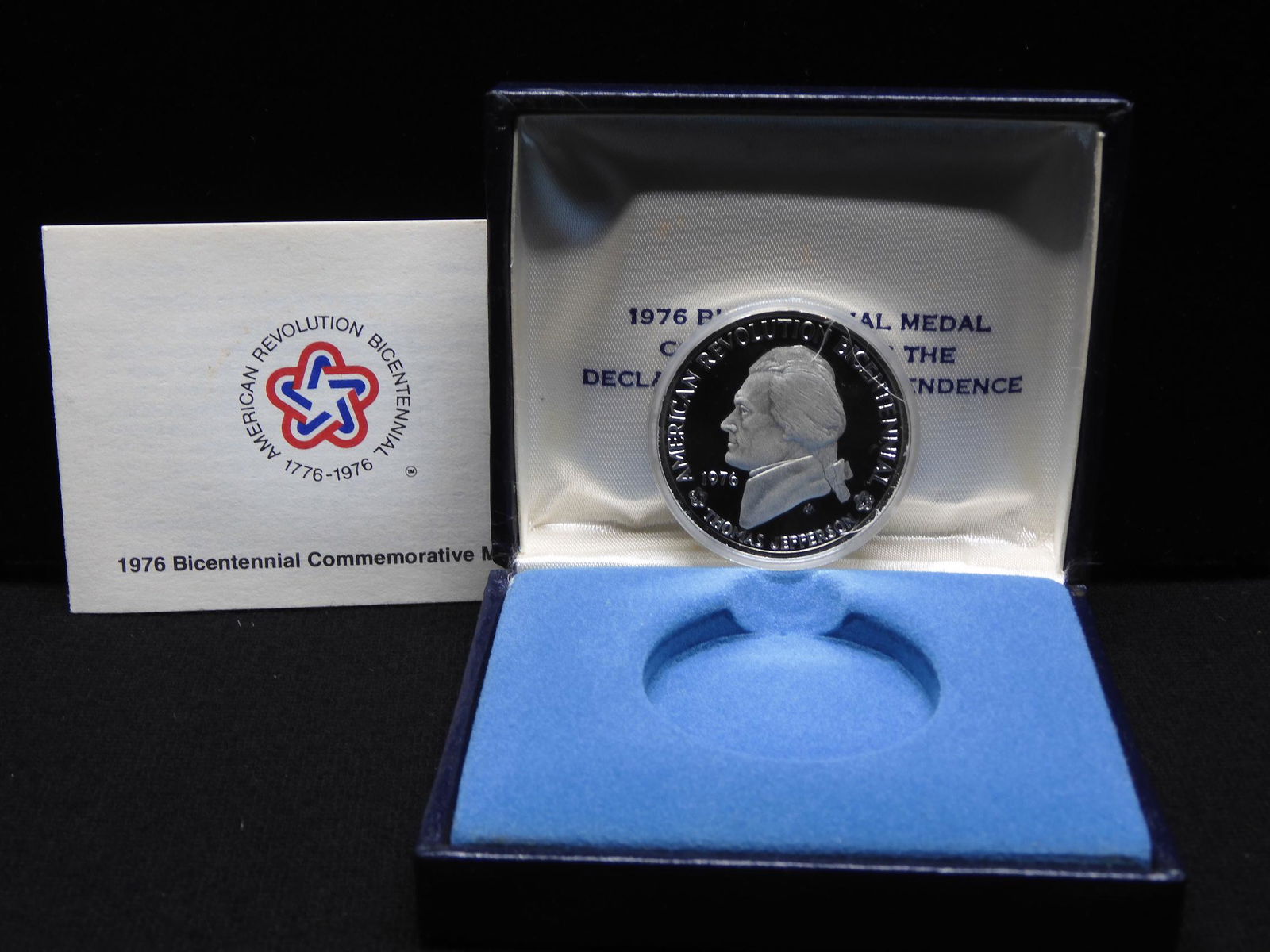 1976 Bicentennial Jefferson STERLING SILVER Medal (1 of 3)