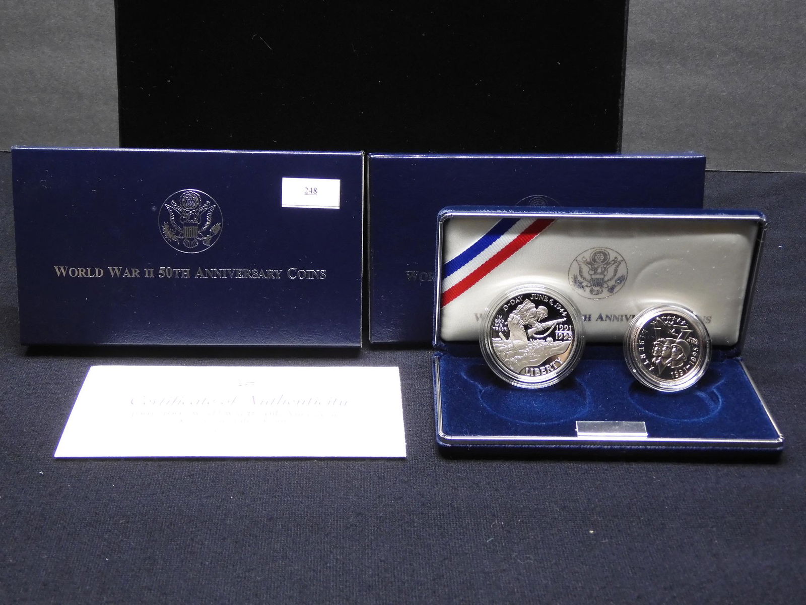 1991 - 1995 World War II 50th Anniv. Commem 2 Coin (1 of 4)