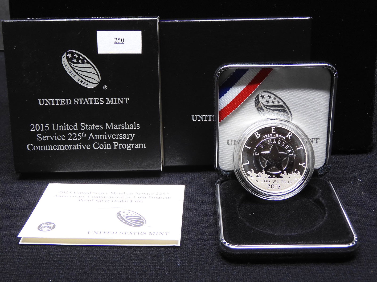 2015 U.S. Marshals Service 225th Anniv. Proof Silver (1 of 4)