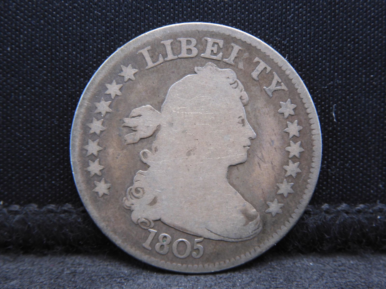 1805 Draped Bust Quarter.  Beautiful, Original Coin!! (1 of 2)