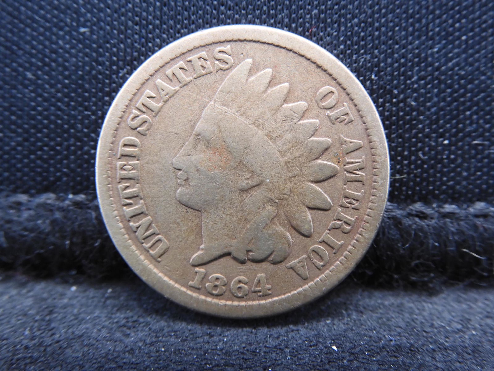 1864 CN Indian Head Cent.  Civil War Year. (1 of 2)