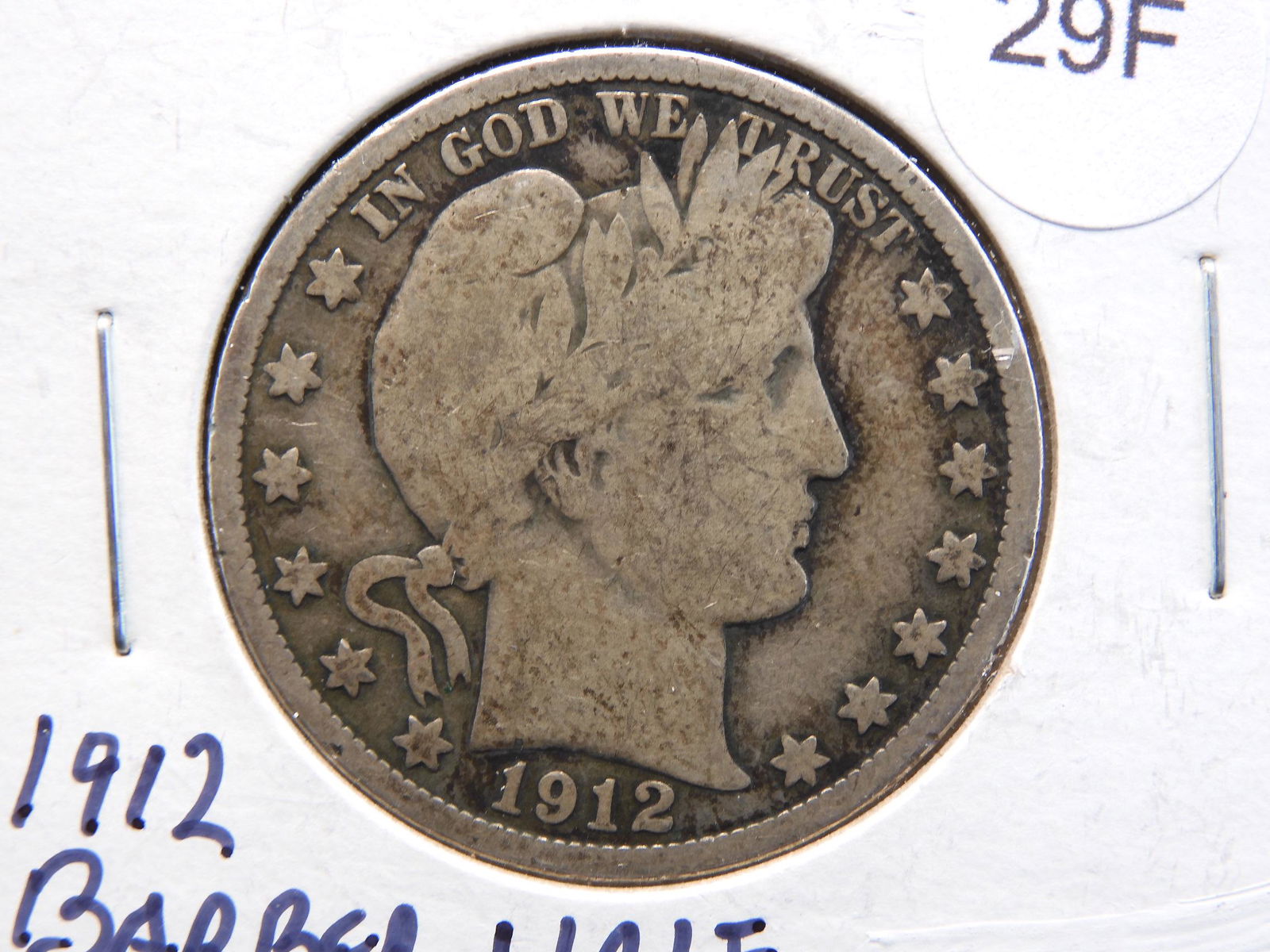 1912 BARBER HALF DOLLAR (1 of 3)