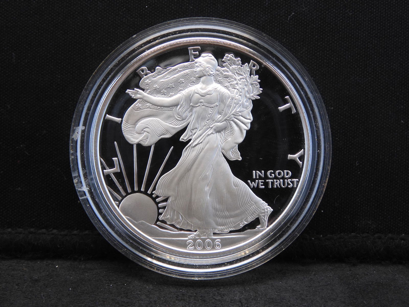 2006-W Proof Silver American Eagle. (1 of 2)