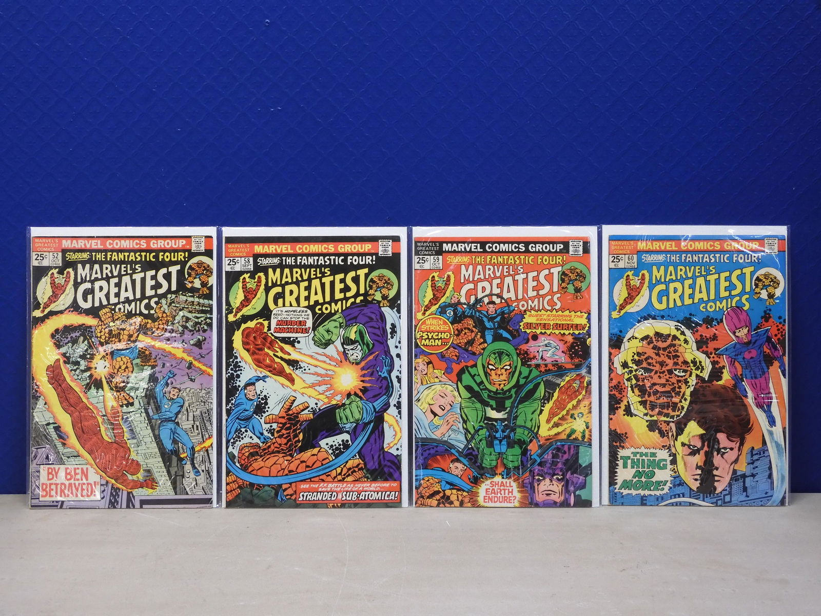 4 Marvel's Greatest Comics #52 #58 #59 #60 (1 of 3)