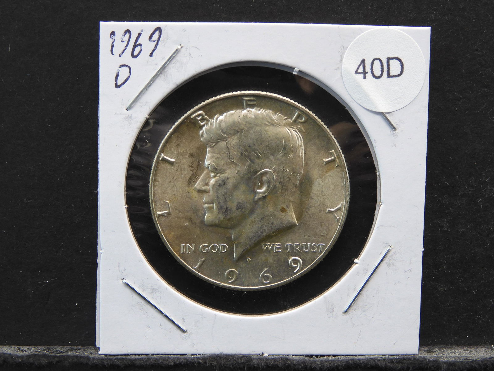 1969 D Kennedy Half Dollar 40% Silver (1 of 3)