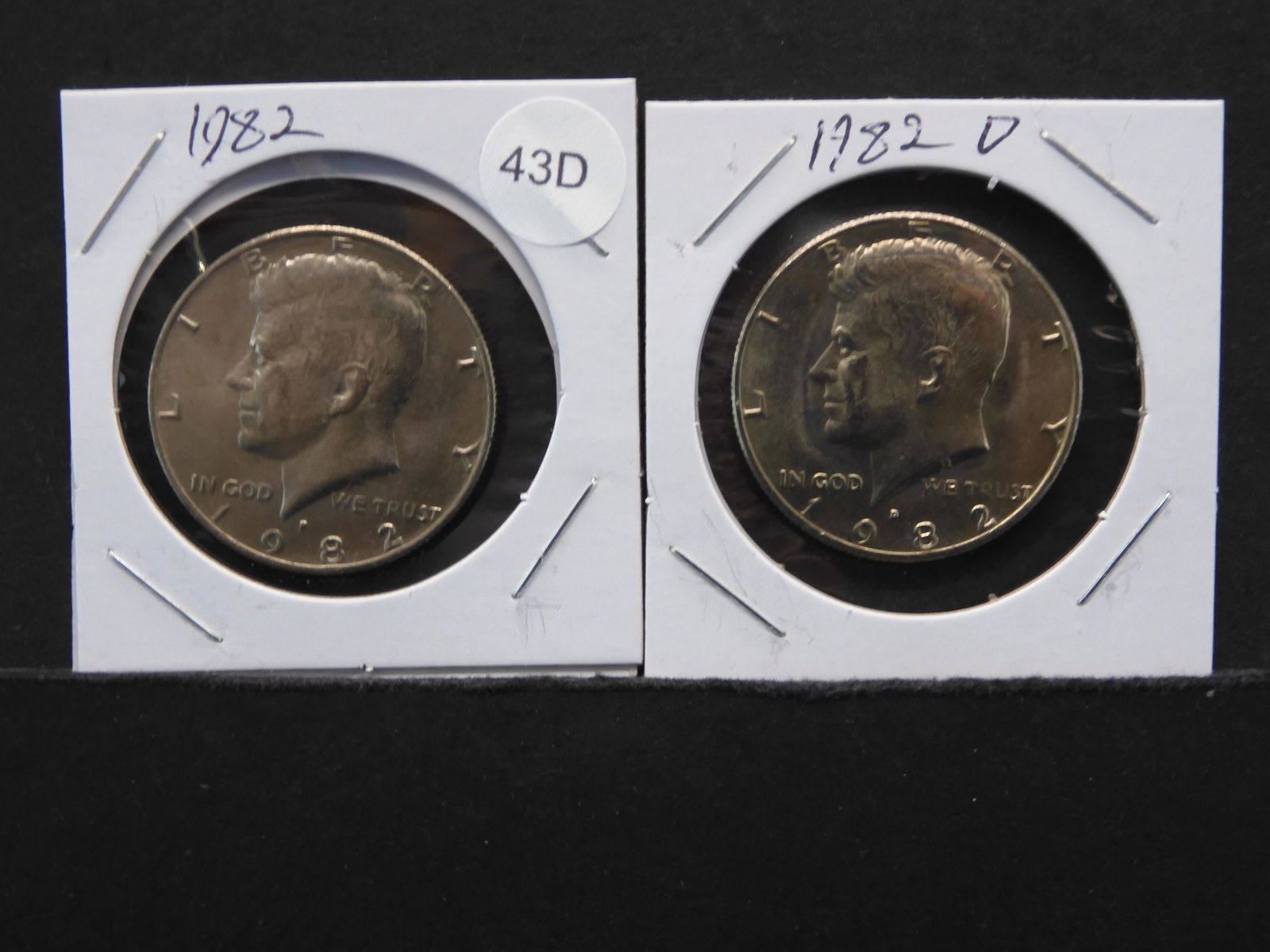 1982P&D Kennedy Half Dollars (1 of 4)