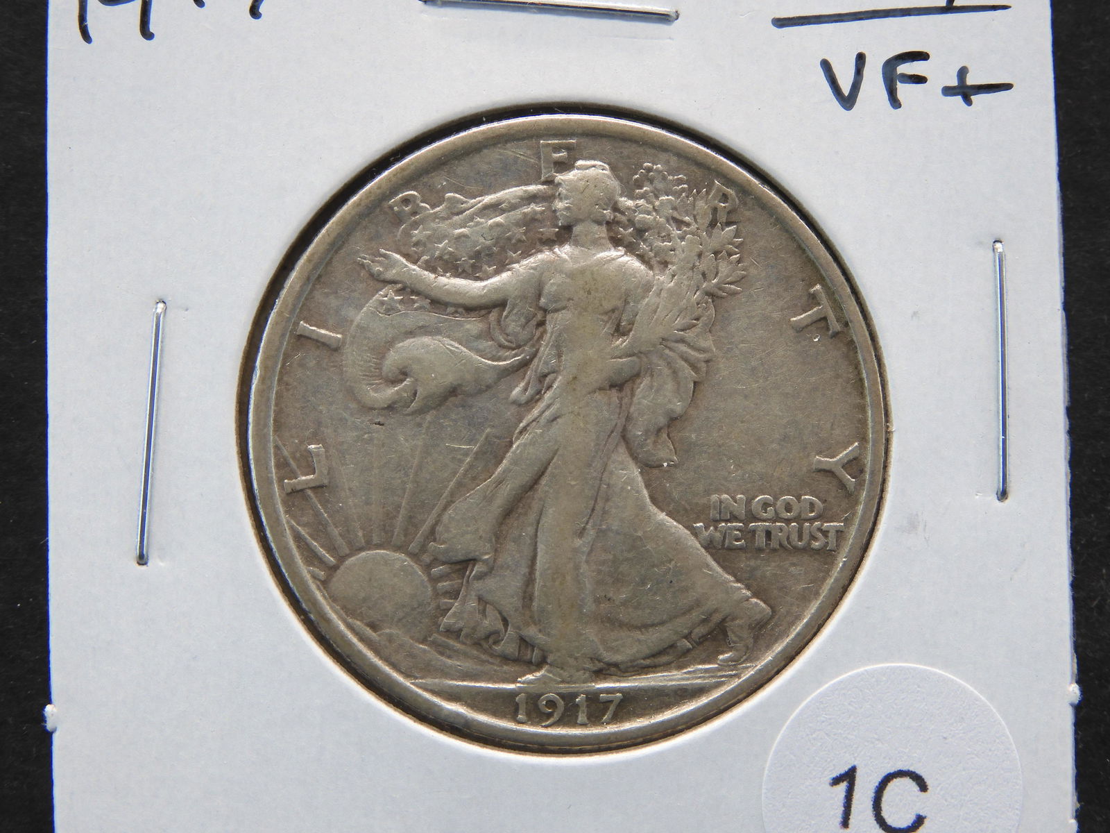 1917 Walking 50c.  VF+. (1 of 3)