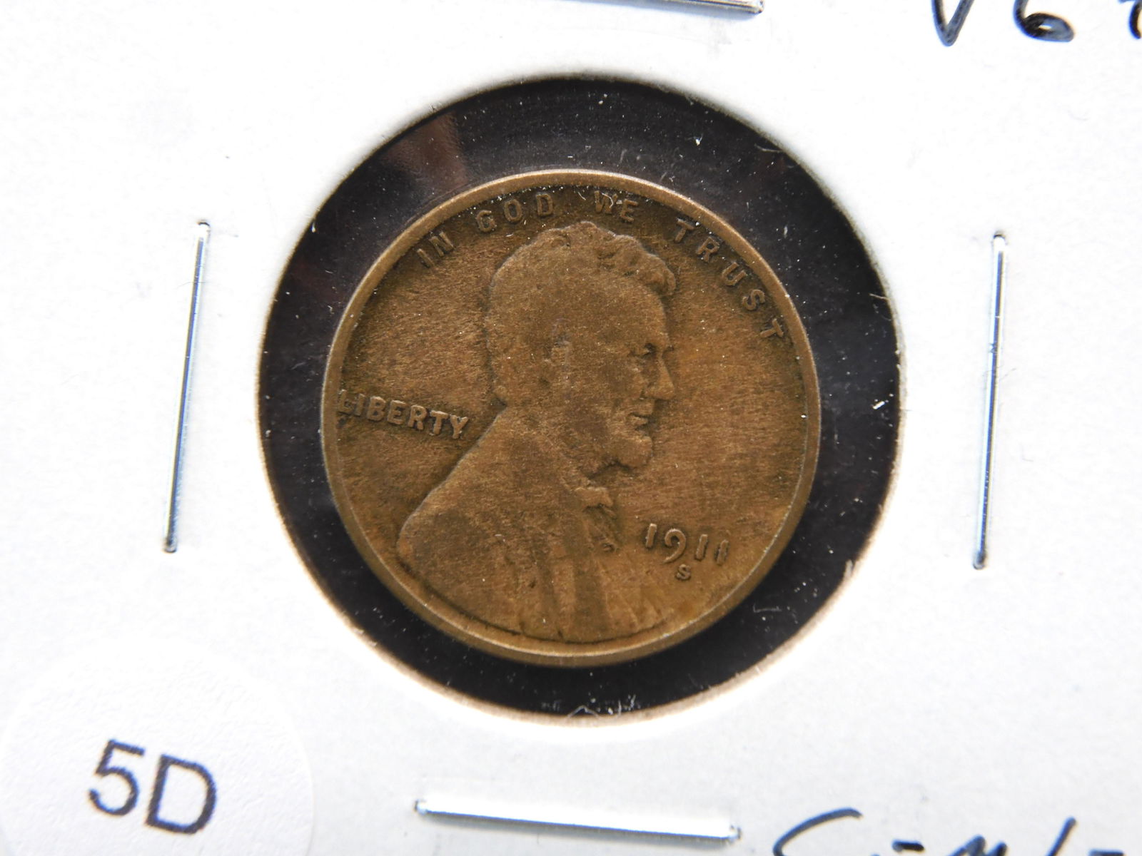 1911-S Lincoln 1c.  Semi-Key. (1 of 2)