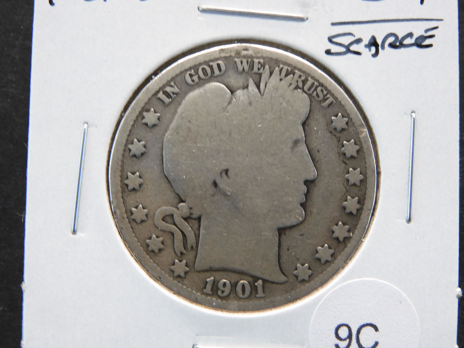 1901-S Barber 50c.  Scarce. (1 of 3)