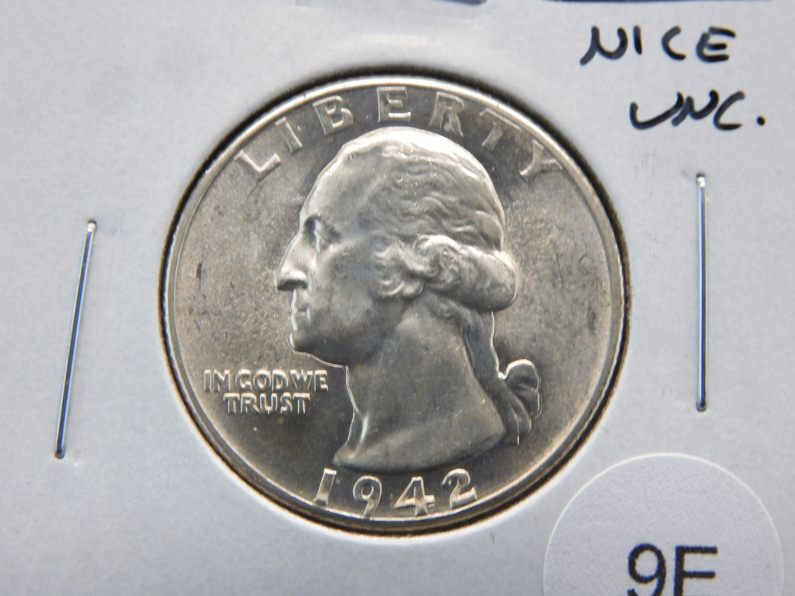 1942-O Washington 25c.  Nice UNC. (1 of 3)