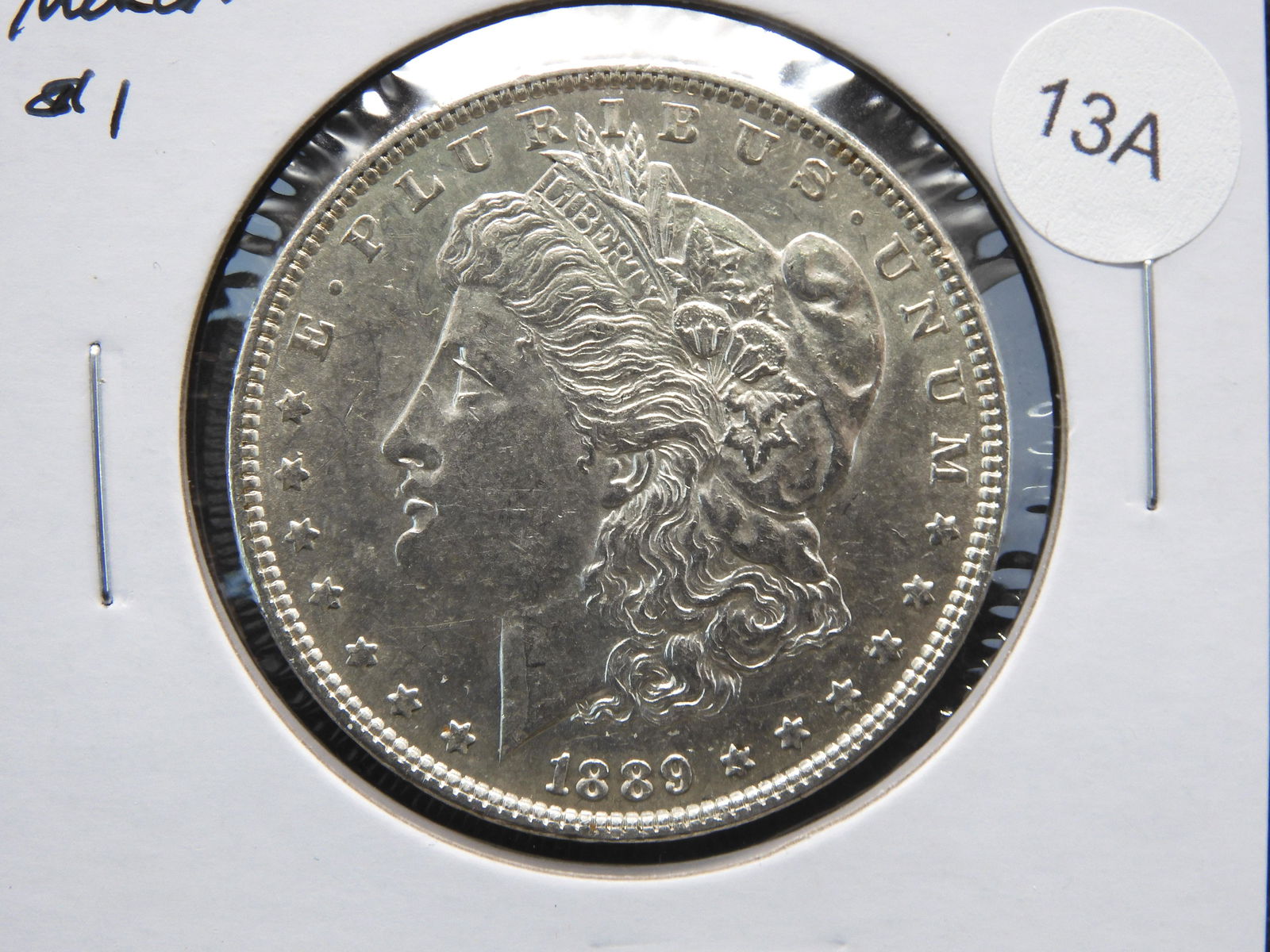 1889 Morgan $1.  AU/UNC. (1 of 3)