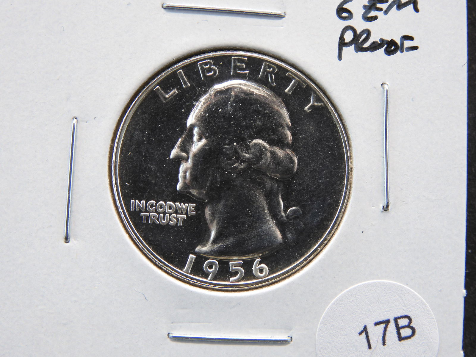 1956 Washington 25c.  Gem Proof. (1 of 3)