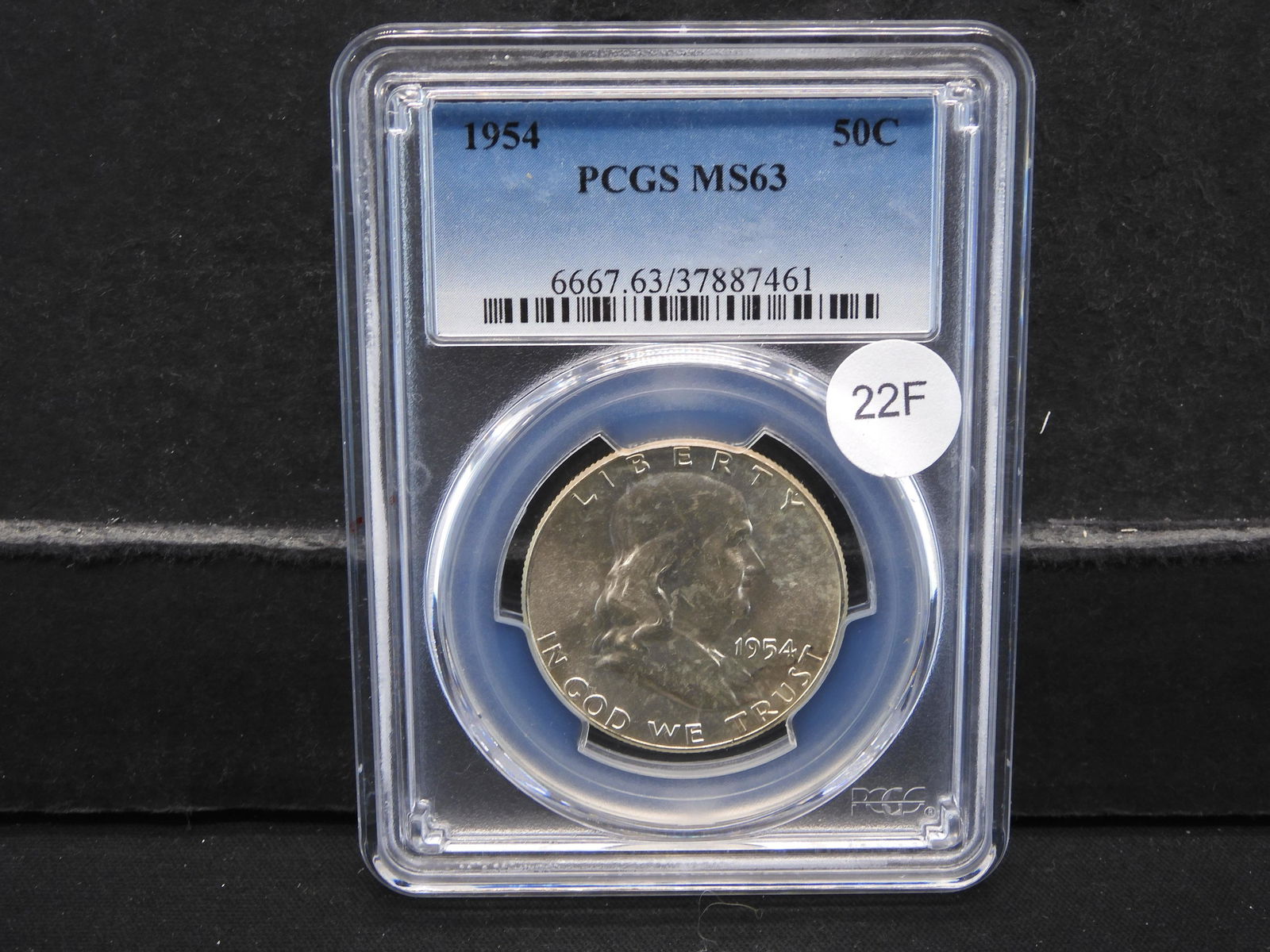 1954 Franklin 50c.  PCGS MS63. (1 of 4)