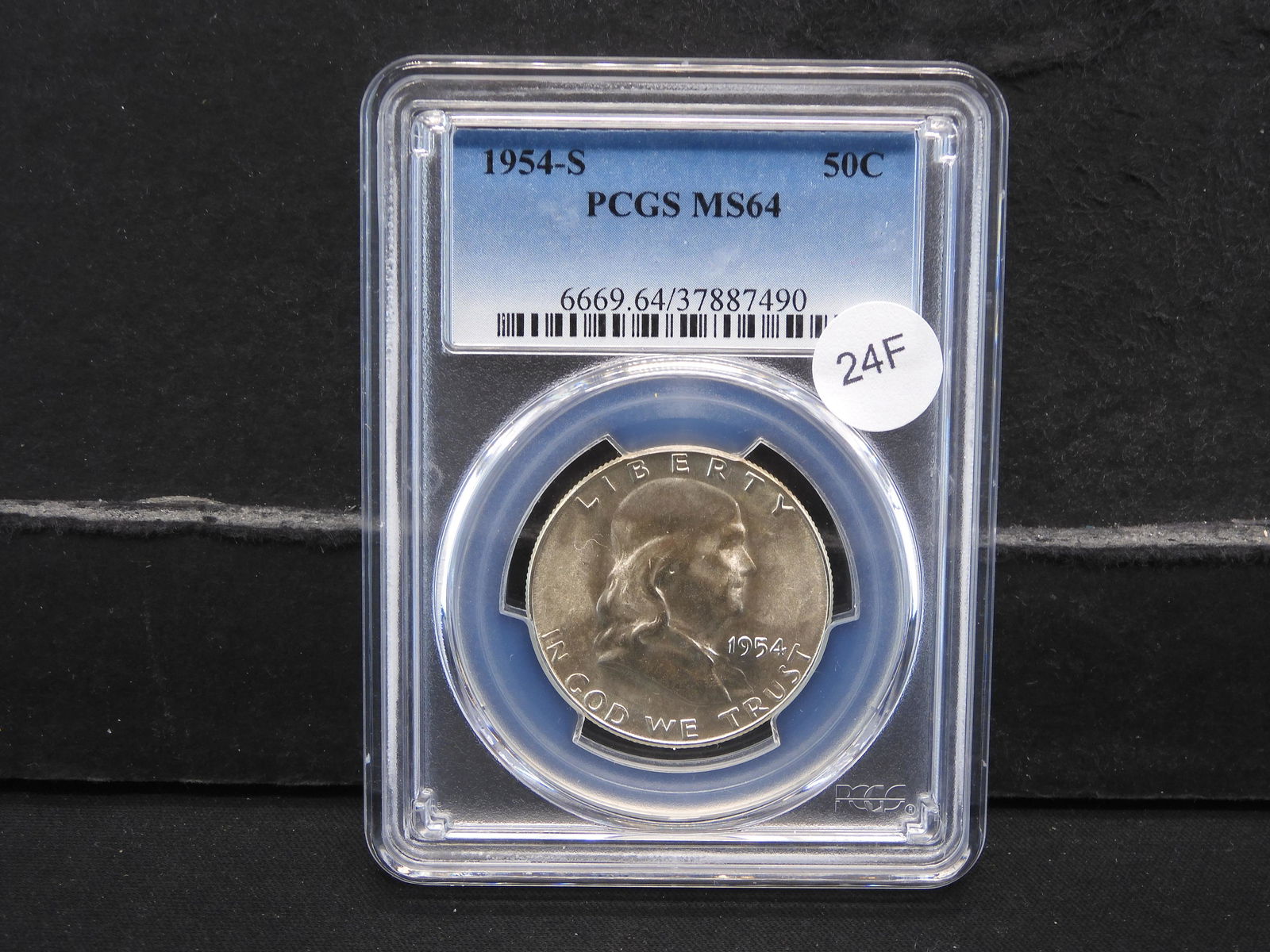1954-S Franklin 50c.  PCGS MS64. (1 of 4)