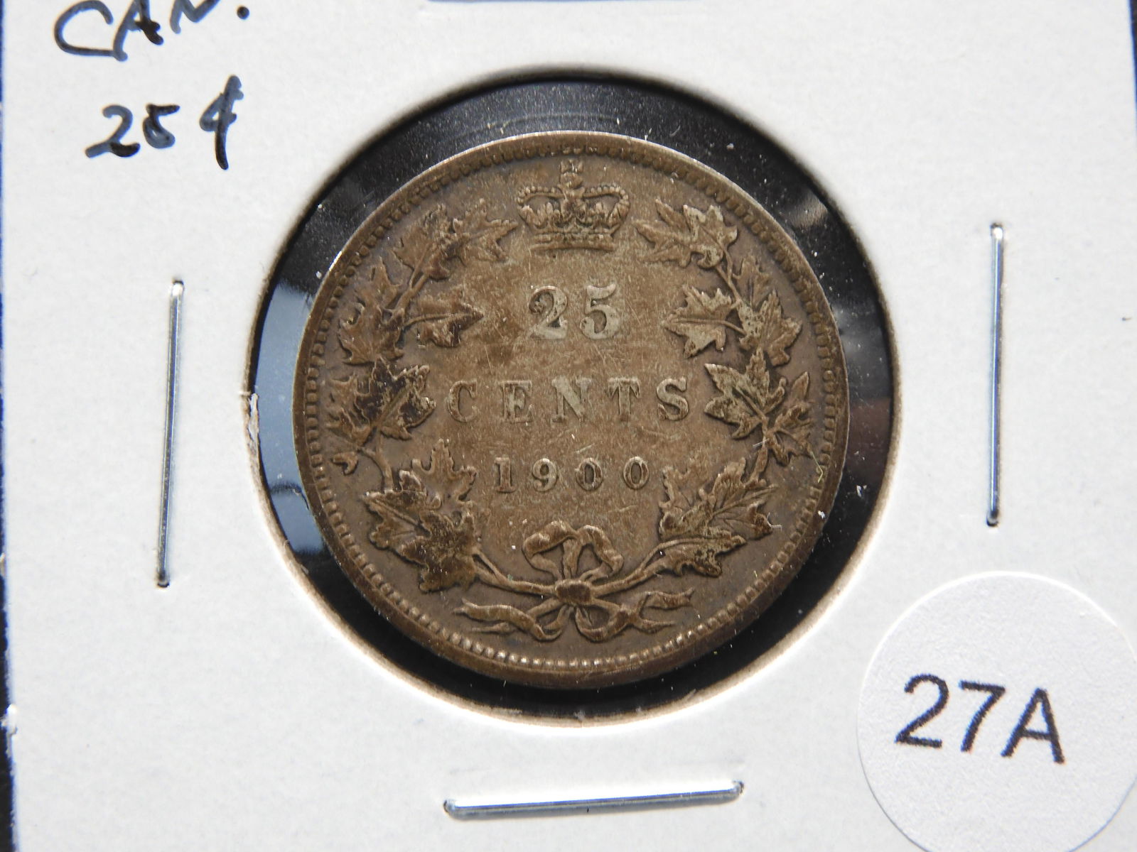 1900 Canada 25c.  VF. (1 of 3)