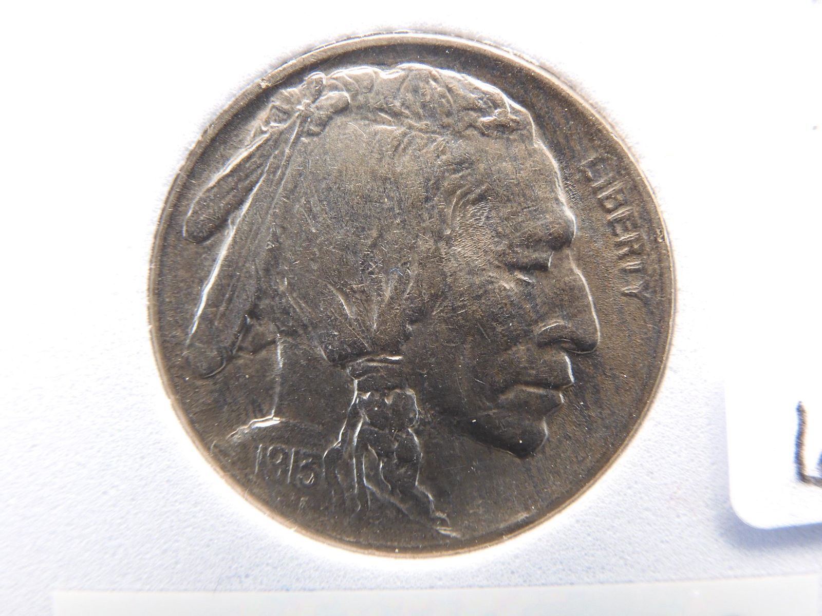 1913-P Buffalo Nickel, Variety 1, BU Details (1 of 4)
