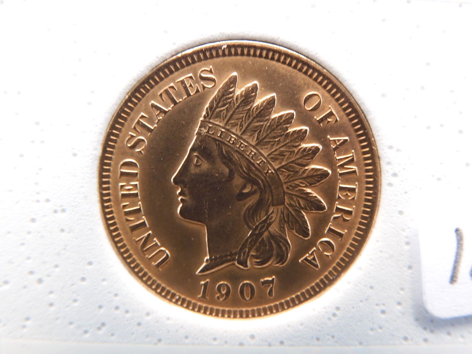 1907 Indianhead, Full Liberty, 4 Diamonds, Proof Like (1 of 4)