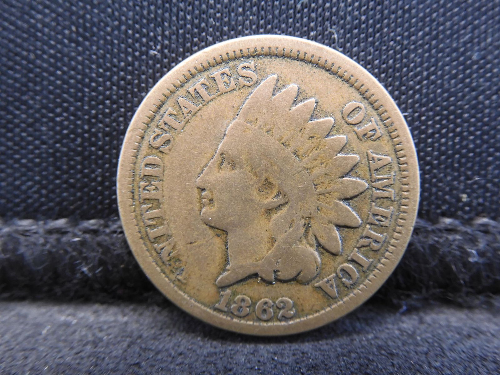1862 CN Indian Head Cent.  Civil War Year. (1 of 2)