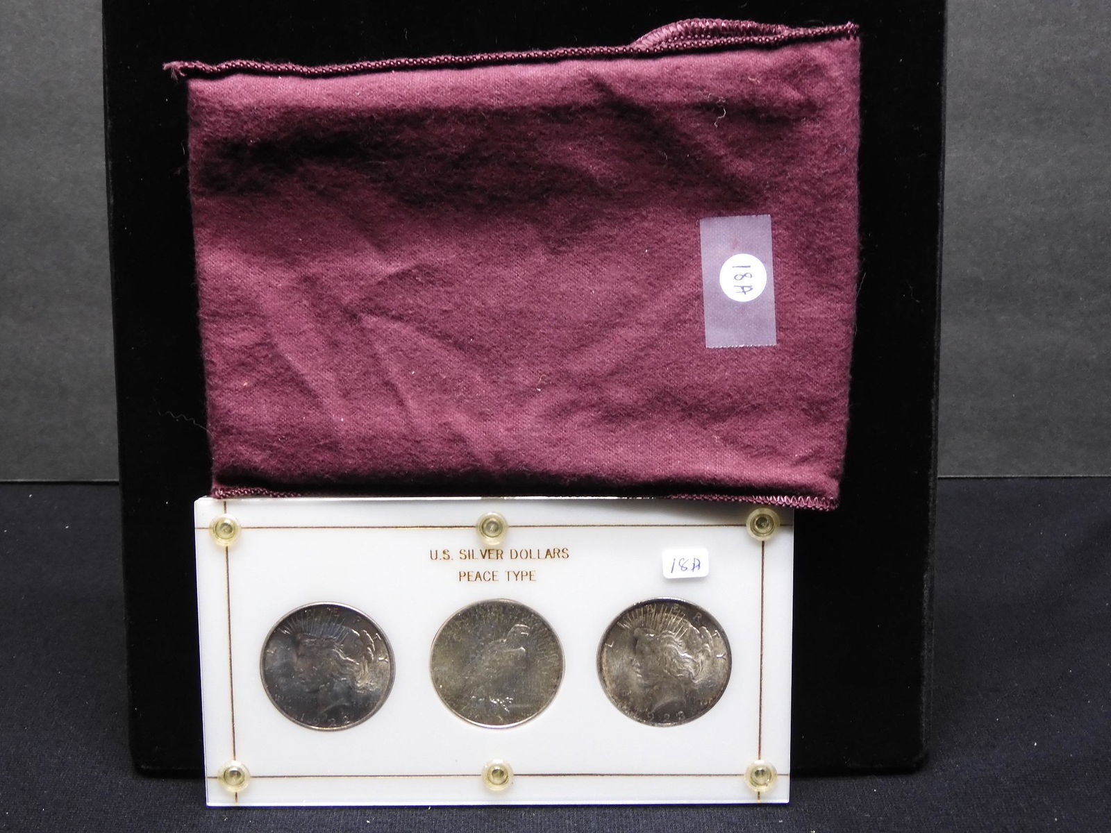 (3) Peace Dollars:  1922, 1923, and 1922-S. (1 of 7)