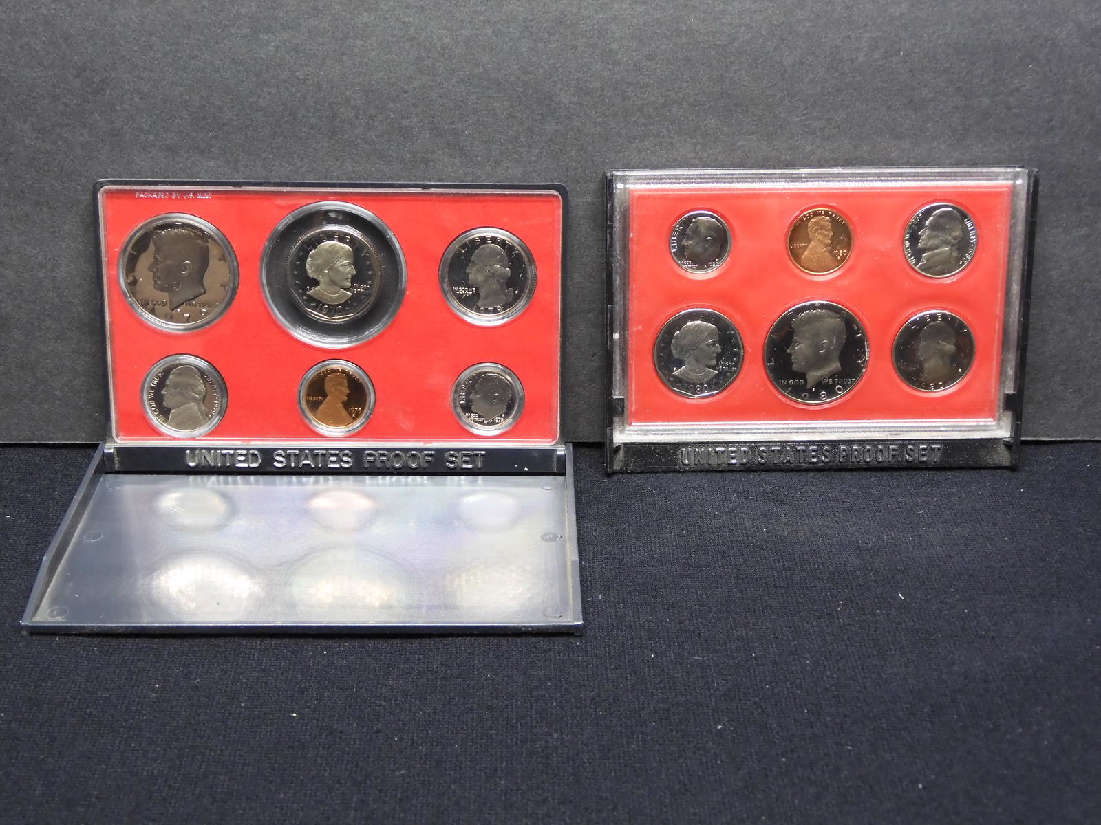 1979 1980 United States 6-Coin Mint Sets. (1 of 5)