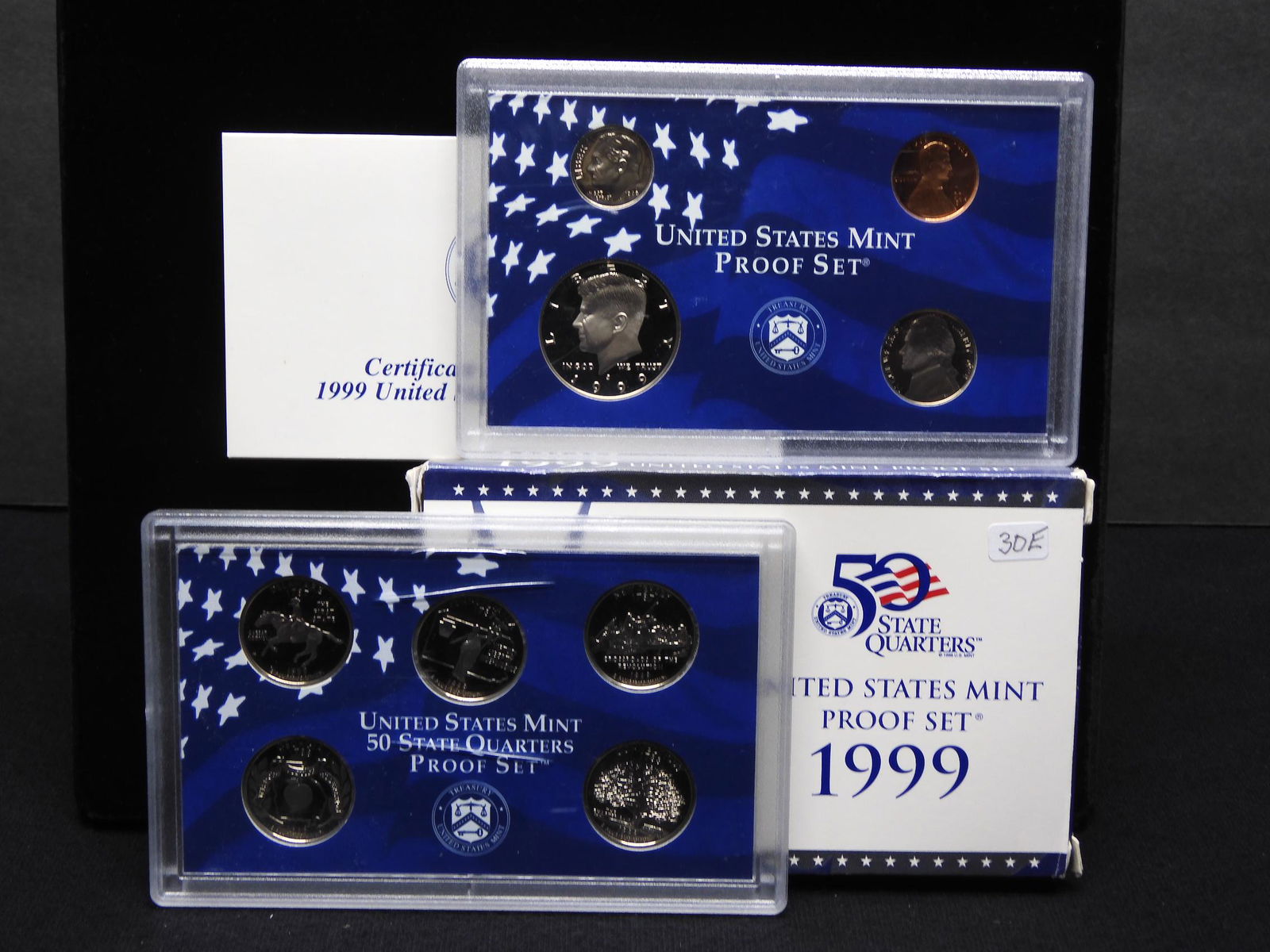 1999-S   U.S. Mint Proof Set, 9 Coins (1 of 7)