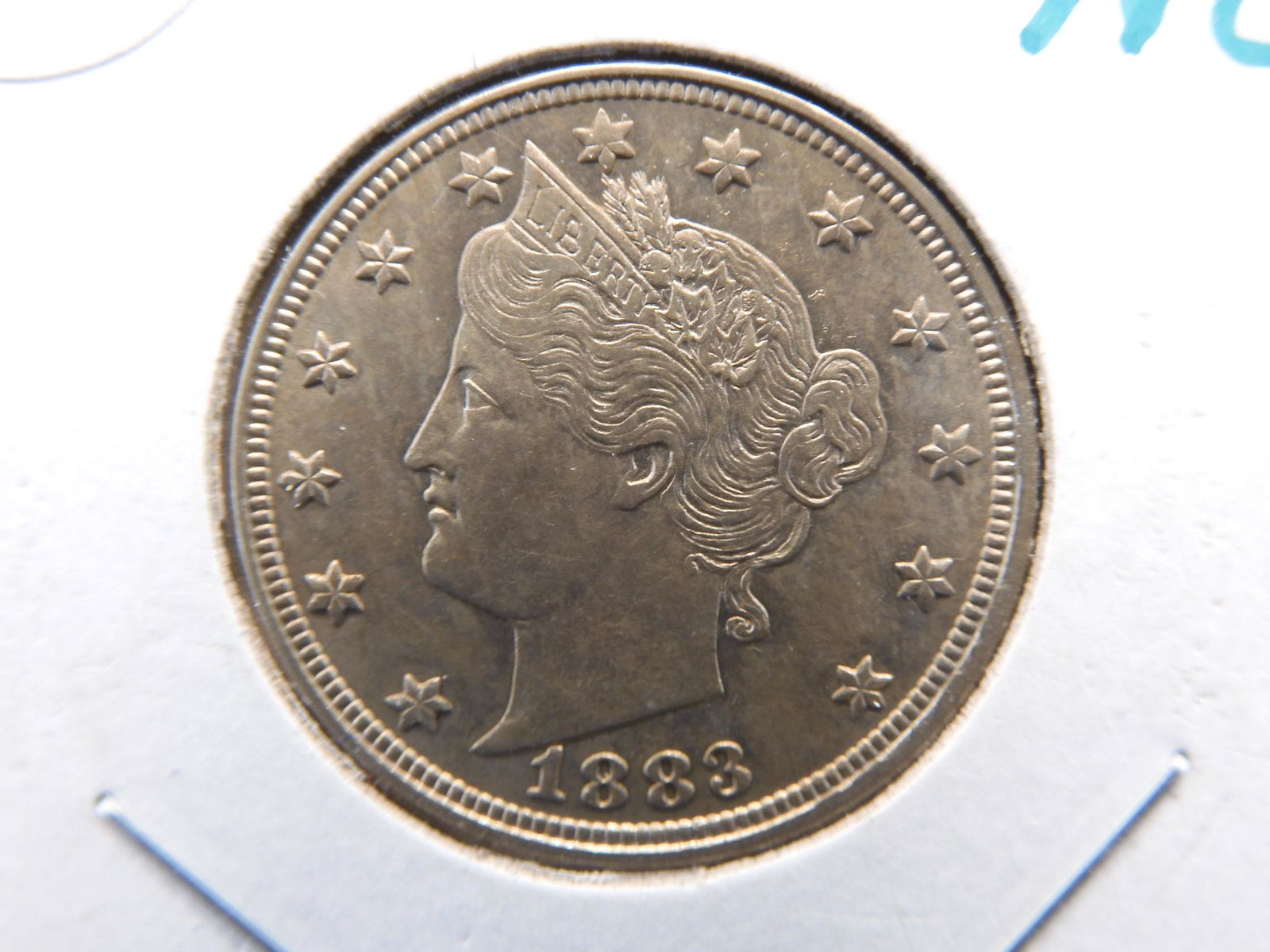 1883 Uncirculated V-Nickel. (1 of 3)