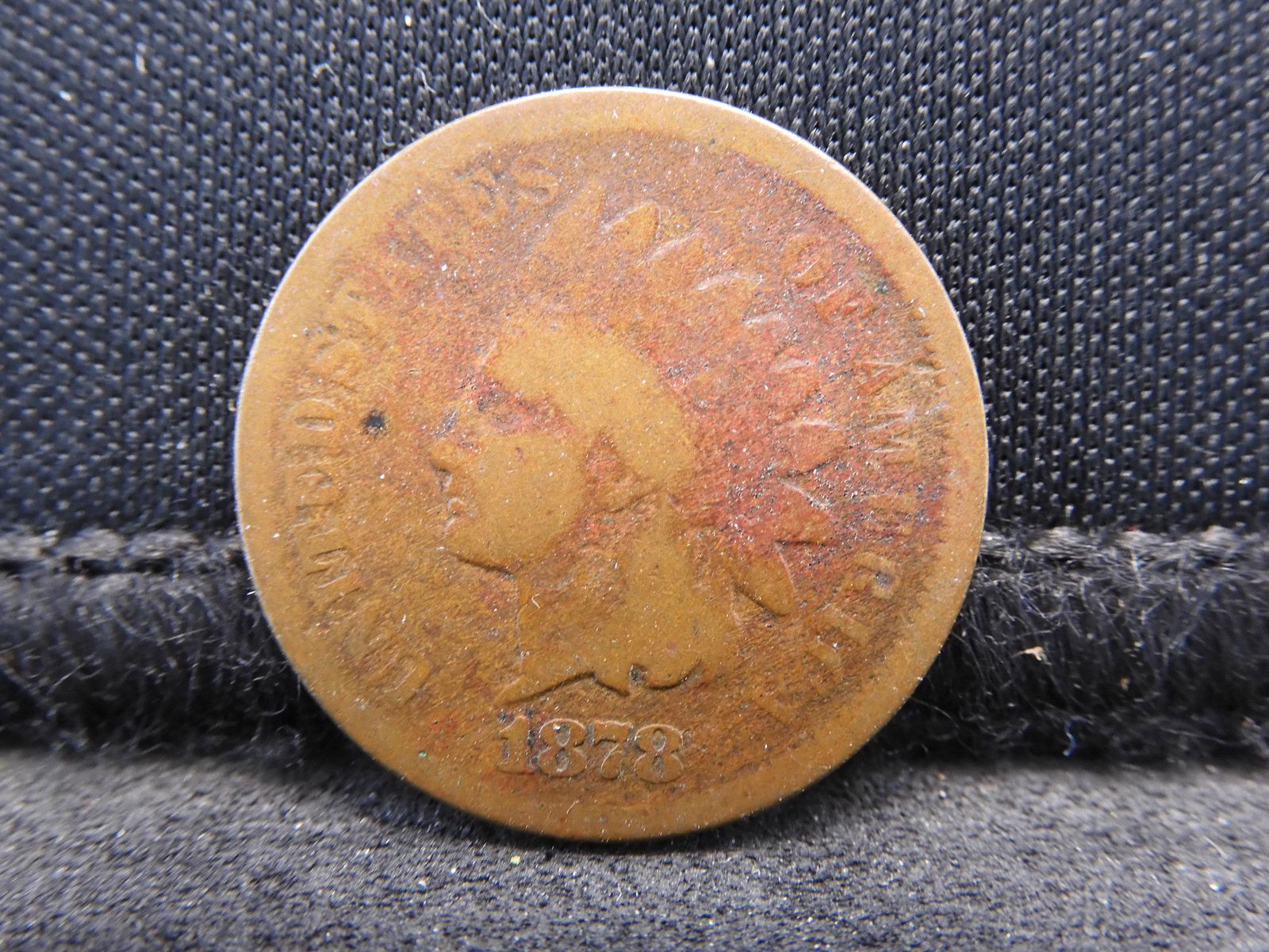 1878 Indian Cent.  Good.  Semi-Key date. (1 of 2)