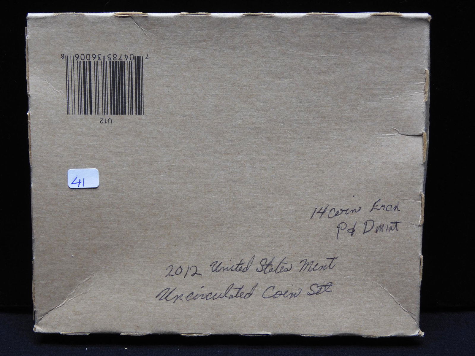 2012 US Mint Set.  28 coins including the tough (1 of 4)