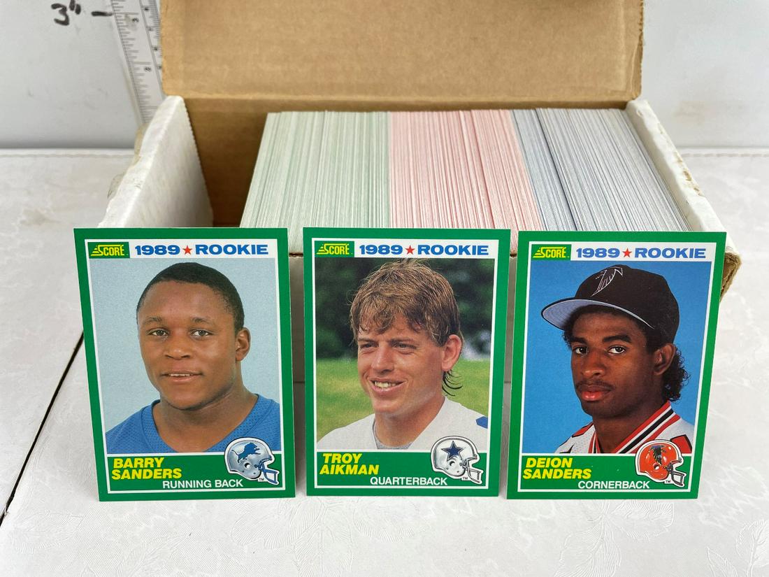 1989 Score Football Complete Set - Barry Sanders, Troy (1 of 5)