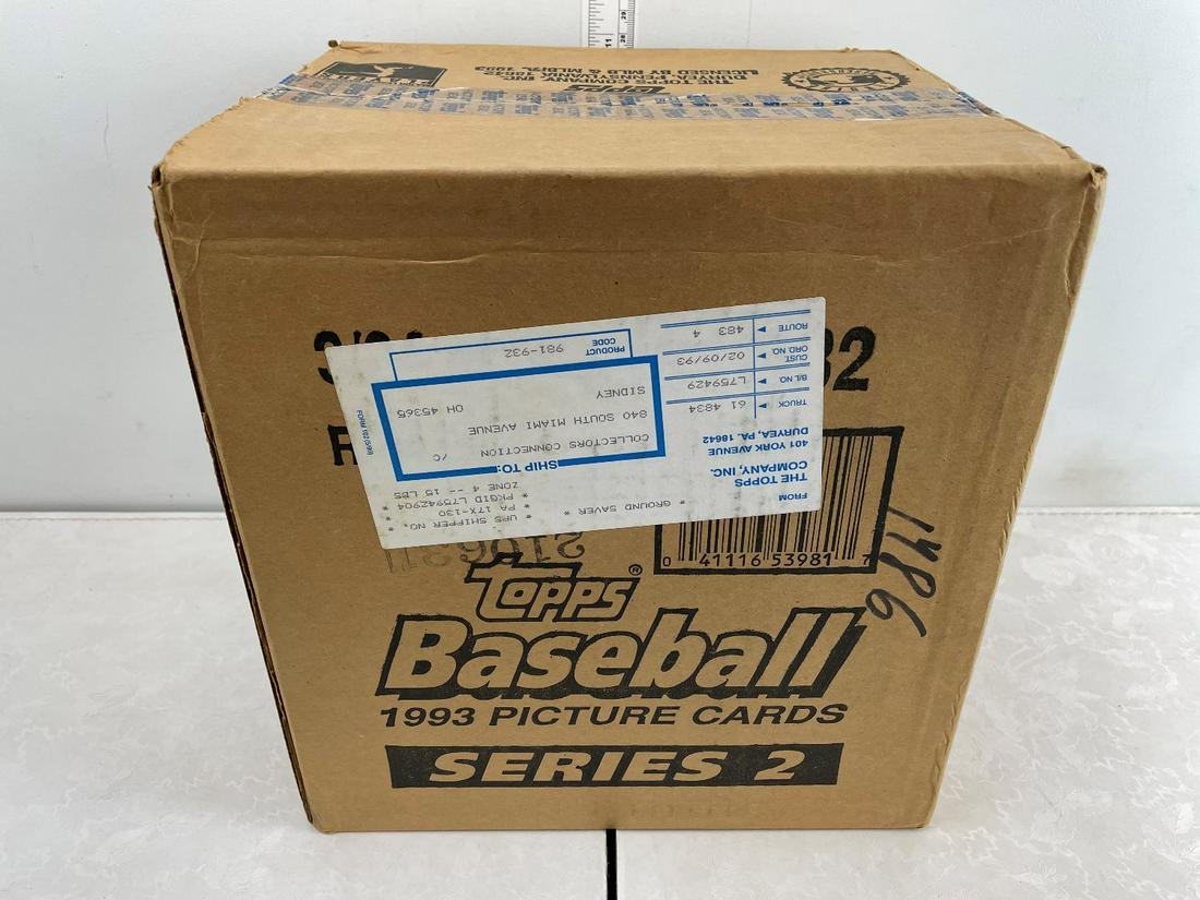 1993 Topps Baseball Sealed Series 2 Rak Pak Case (1 of 3)