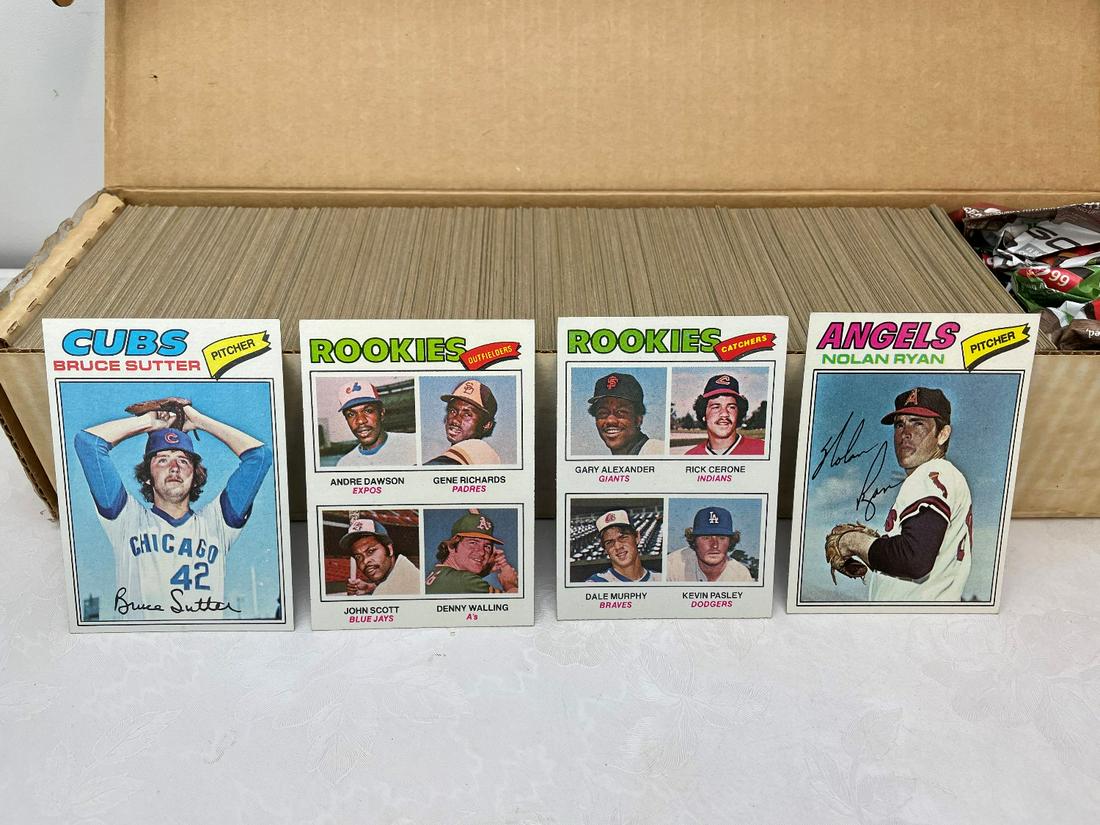 1977 Topps Baseball Complete Set - Sutter, Dawson, (1 of 2)
