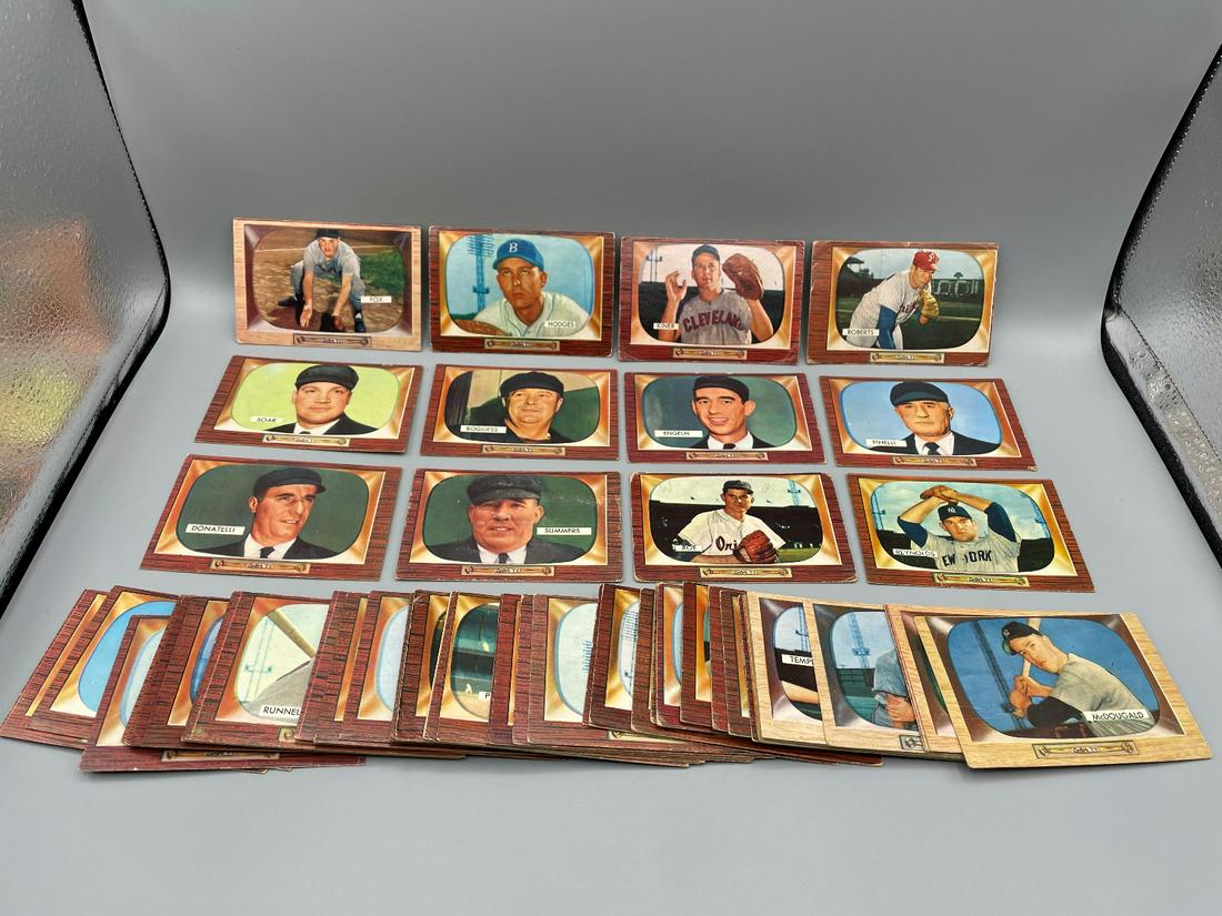 1955 Bowman Baseball Lot of 58 - Low to Mid Grade (1 of 11)