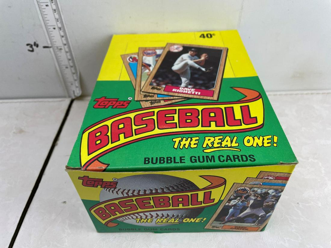 1987 Topps Baseball Unopened Wax Box (1 of 4)