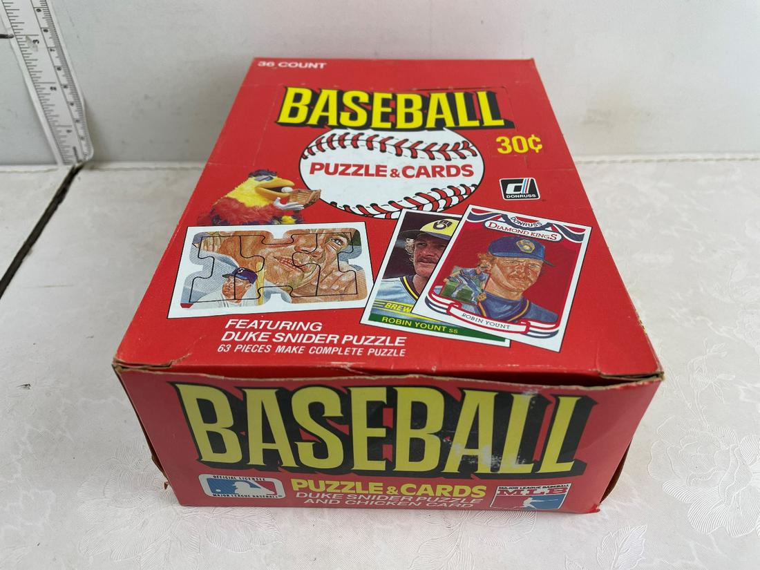 1984 Donruss Baseball Unopened Wax Box - Don Mattingly (1 of 6)
