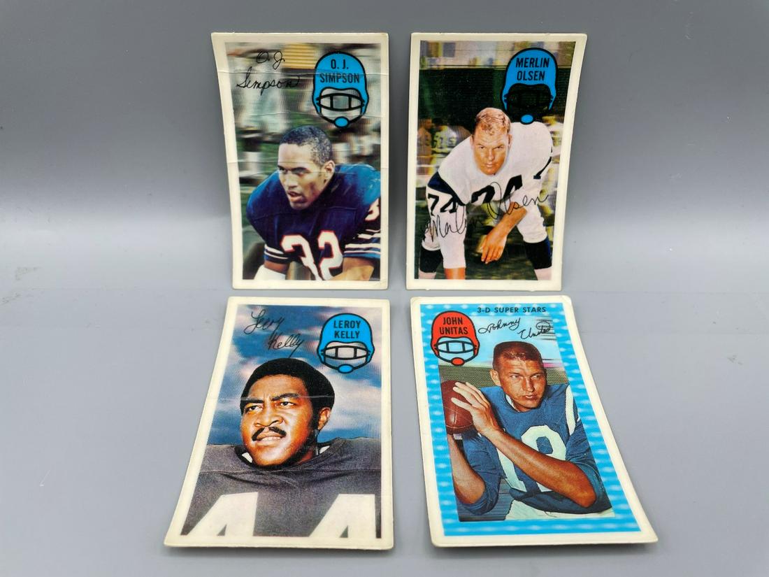 1970 & 1971 Kelloggs Football - Lower Grade Condition - (1 of 6)
