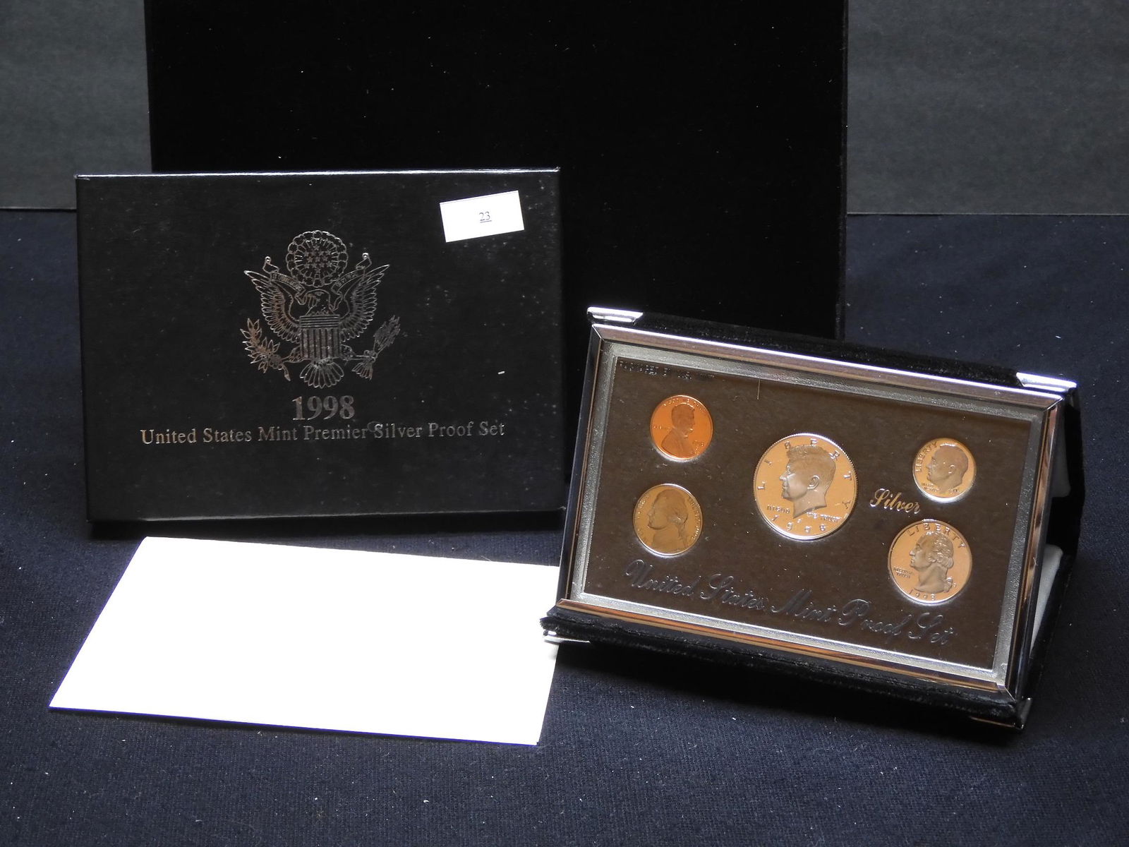 1998 U.S. Mint Premier Silver Proof Set OGP (1 of 4)