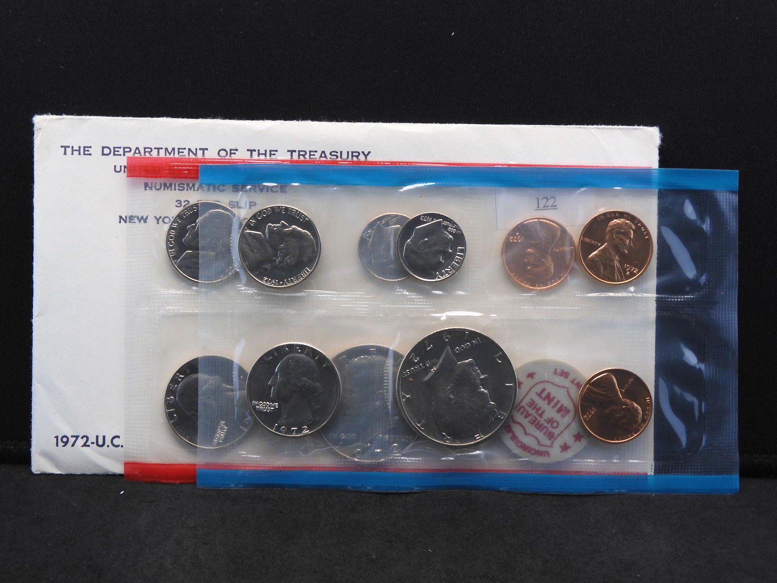 1972 U.S. Uncirculated P & D Mint Set OGP (1 of 5)