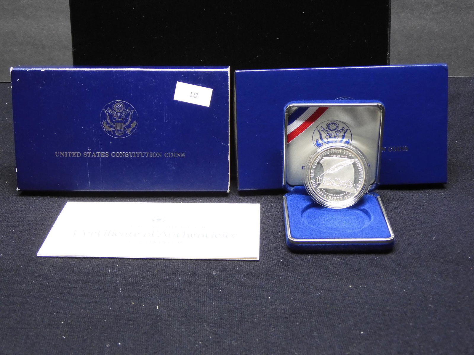 1987 U.S. Constitution Proof Silver Dollar OGP (1 of 4)