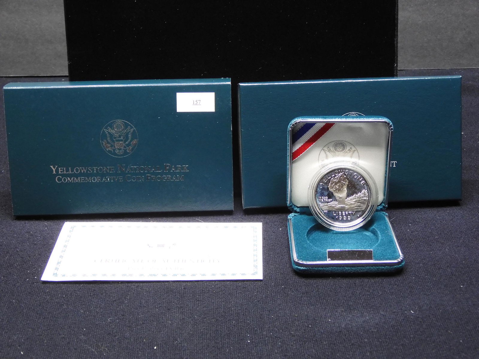 1999 U.S. Yellowstone National Park Proof Silver Dollar (1 of 4)
