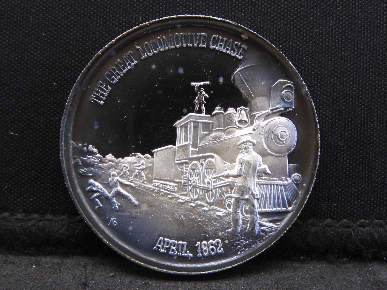 25.6 Grams Silver - Civil War History - The Great: 25.6 Grams Silver - Civil War History - The Great Locomotive Chase