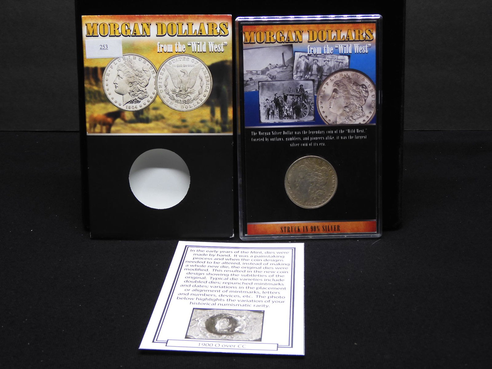 1882-O Morgan Silver Dollar From the "Wild West" w/ (1 of 6)