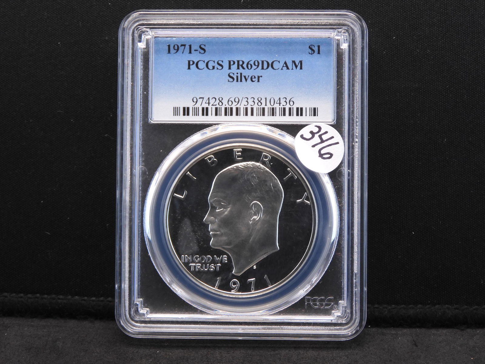 1971-S PCGS PR69DCAM Eisenhower Ike Silver Dollar (1 of 4)