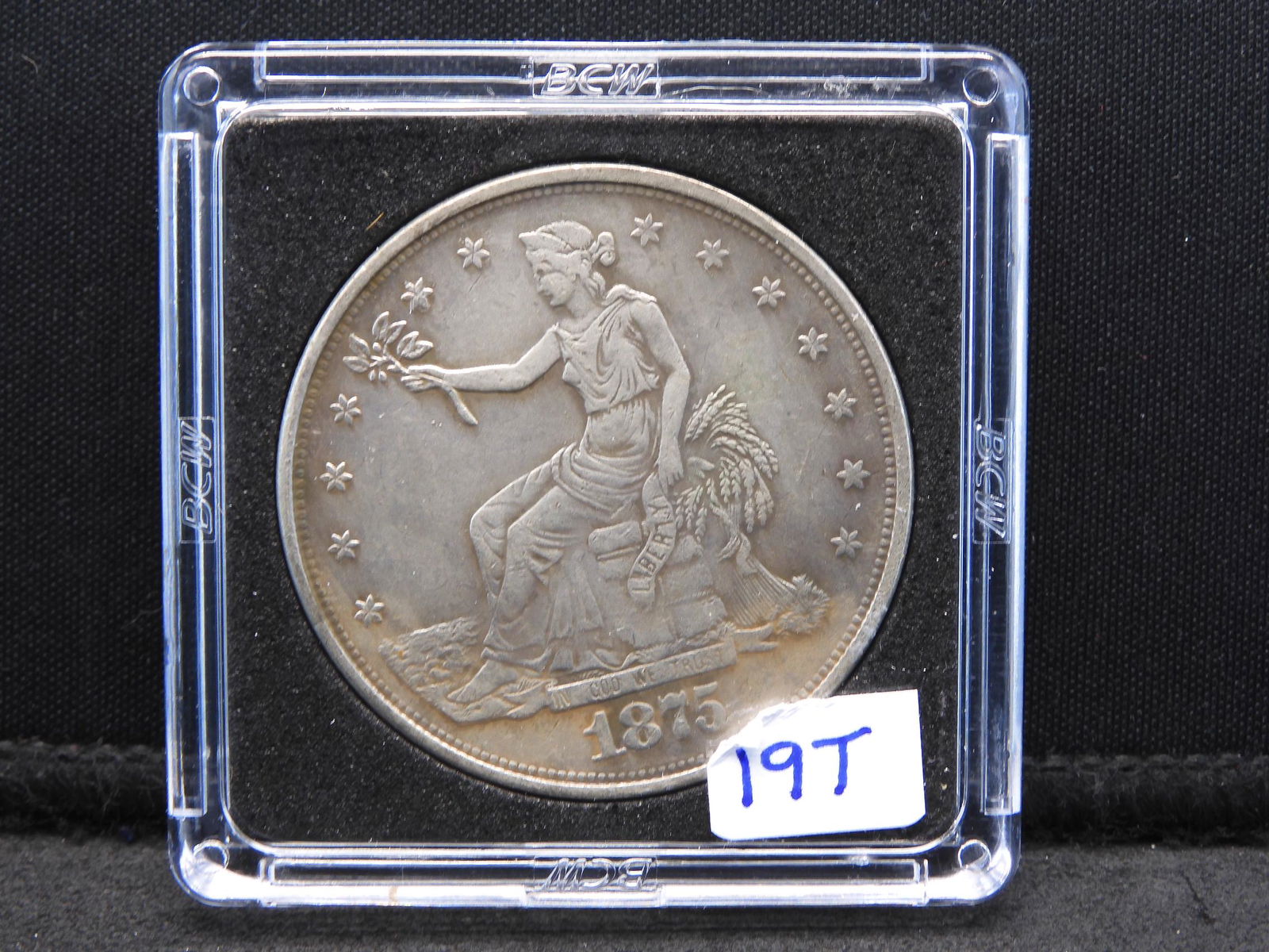 Rare 1875-CC (Carson City) Trade Dollar in Very Nice (1 of 2)